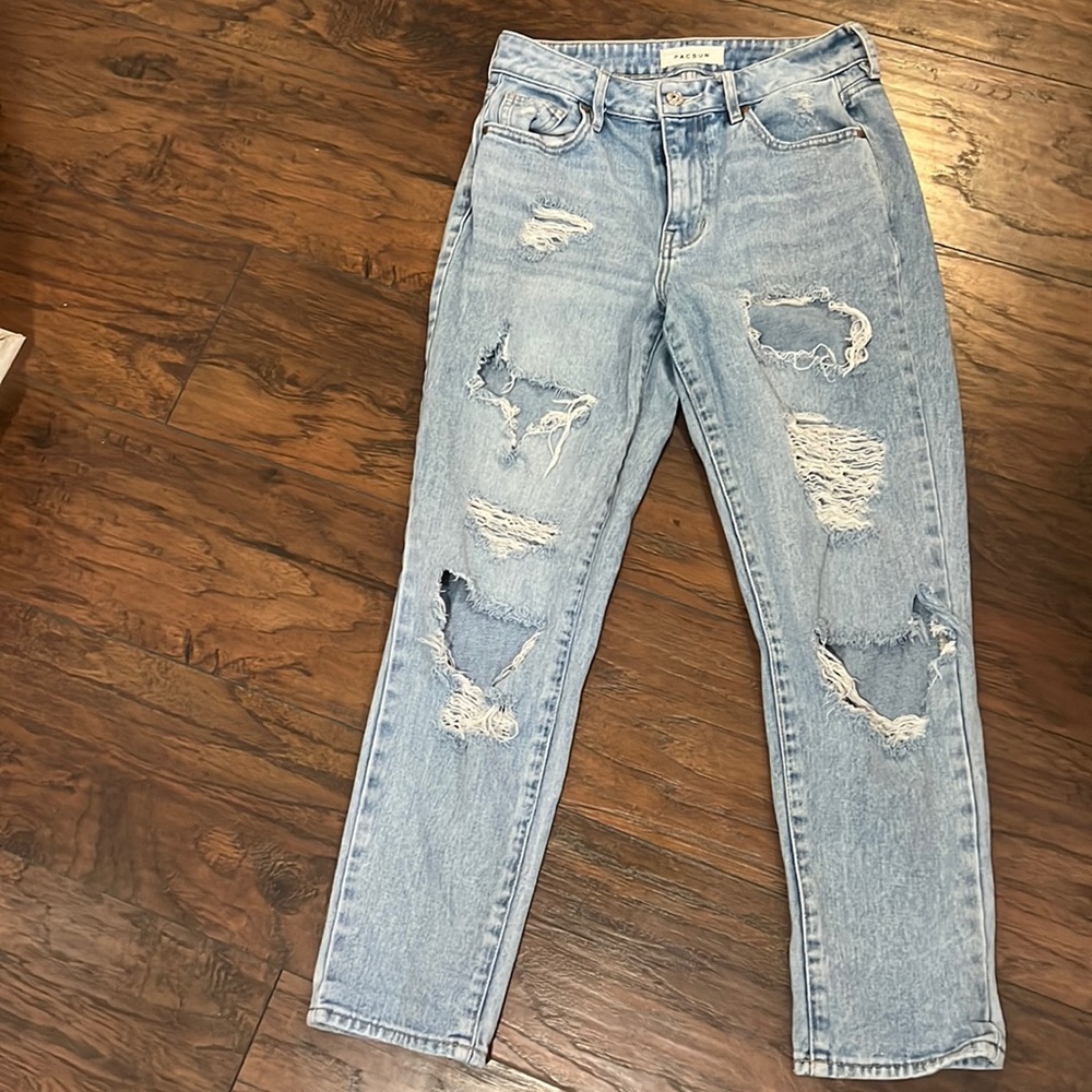 PacSun Distressed Mom Jean